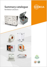 SUMMARY CATALOGUE VENTILATION SOLUTIONS